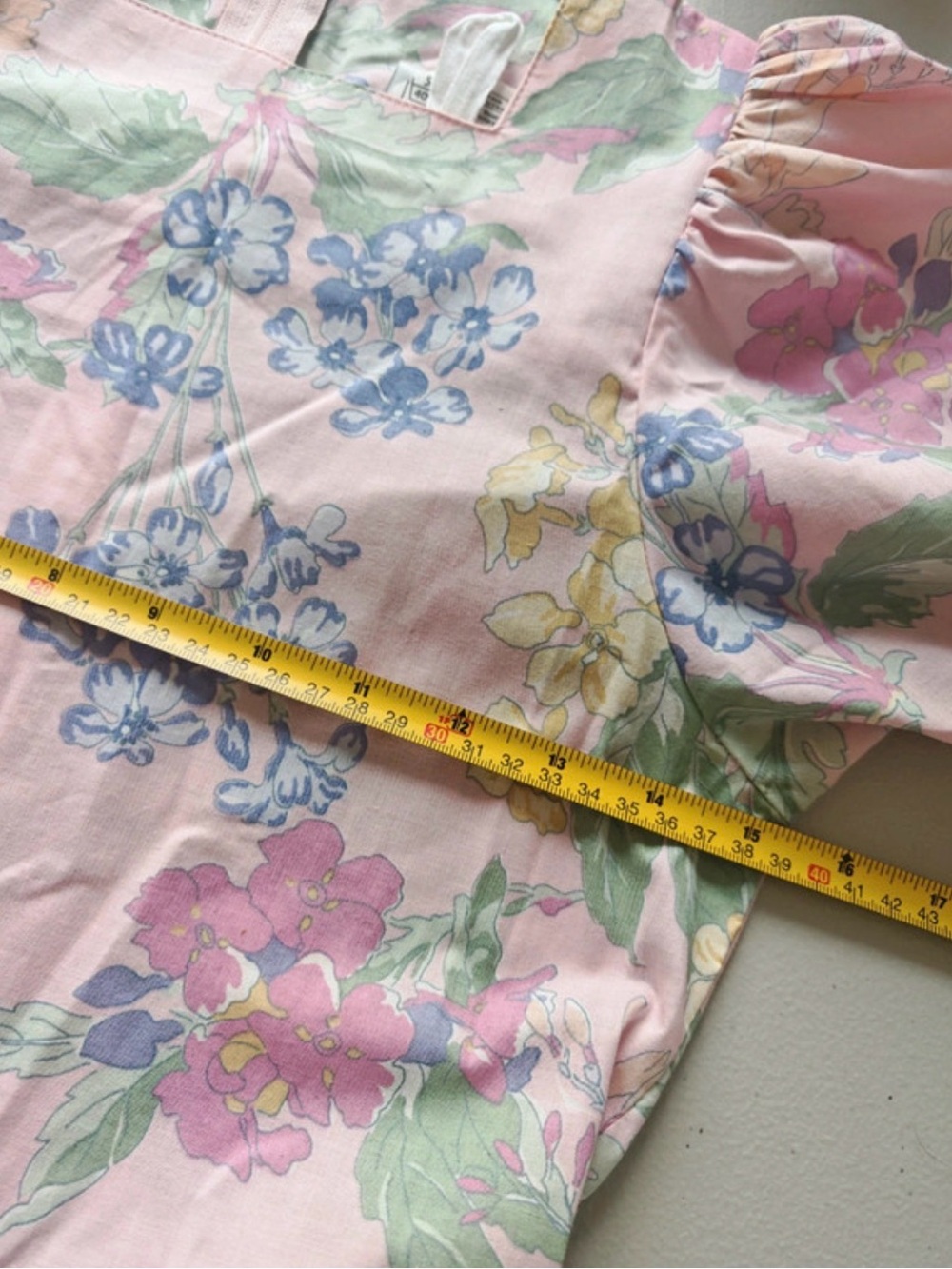 Vintage Laura Ashley cottage core dress Pink Prairie midi Puff size 6 - Picture 13 of 13